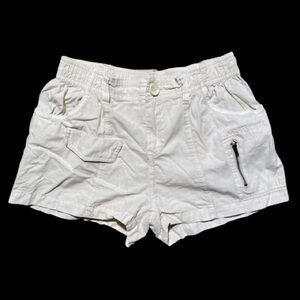 Wild Fable Women’s Off White Mid-Rise pull on camp short